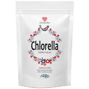 Органический порошок хлореллы, запас на 3-4 месяца, высокое содержание хлорофилла, много питательных веществ, водоросли для здоровья, для напитков и коктейлей, Из Германии