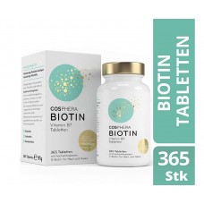 Биокомплекс повышенным содержанием  Биотина. В каждой таблетке содержится 10 ТЫСЯЧ мкг D-биотина. В банке 365 веганских таблеток, запас на 1 ГОД витамина B7 для волос, кожи и ногтей. 