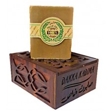 Натуральное и уникальное Мыло Алеппо Дакка Кадима Limited Edition-уд, янтарь, мускус и шафран, в благородной деревянной коробке. Из Германии.