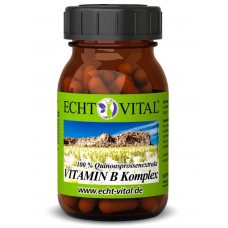 Жизненно важный комплекс витаминов группы B, в баночке 60 капсул. Одна капсула содержит 416 мг витаминов группы В. Из Германии 