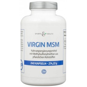 MSM Virgin, Метилсуфонилметан - органическая сера, 2000 мг на суточную дозу. 100% Vegan. ЛУЧШАЯ ДОЗИРОВКА! 100% ЧИСТОТА ПРОДУКТА. ЗАПАС НА 6-7 МЕСЯЦЕВ! Из Германии