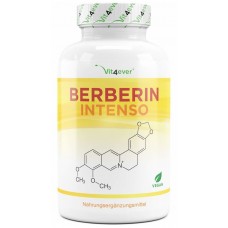 Берберин высокой дозы 500 мг с экстрактом черного перца, защищает сердце, против диабета, омолаживает, чистит почки, стимулирует работу мозга, вегансий, из Германии