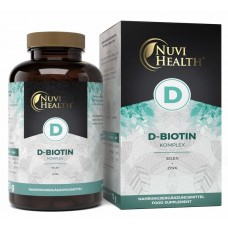 D-биотин комплекс, Запас на 1 ГОД, 10.000 мкг биоактивный D-биотин + селен + цинк, для здоровья волос, ногтей, суставов, сухожилий, кожи, зубов. Повышает фертильность. ИЗ ГЕРМАНИИ