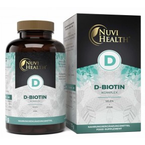 D-биотин комплекс, Запас на 1 ГОД, 10.000 мкг биоактивный D-биотин + селен + цинк, для здоровья волос, ногтей, суставов, сухожилий, кожи, зубов. Повышает фертильность. ИЗ ГЕРМАНИИ