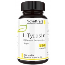 L-Тирозин, ЗАПАС НА 2-3 МЕСЯЦА, 100% веганский, 650 мг, снимает усталость, даёт бодрость, улучшает работу мозга, восстанавливает нервы, устраняет бессонницу, 100% чистота, ИЗ ГЕРМАНИИ