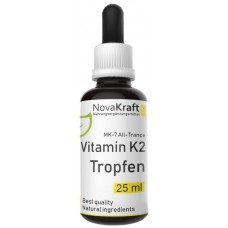 Витамин K2 MK7 ЖИДКИЙ, в каплях, запас на 5-6 МЕСЯЦЕВ, 850 капель, доза 10 капель в сутки, важен для витамина D3, костей, суставов, кожи, усвоения кальция, ИЗ ГЕРМАНИИ