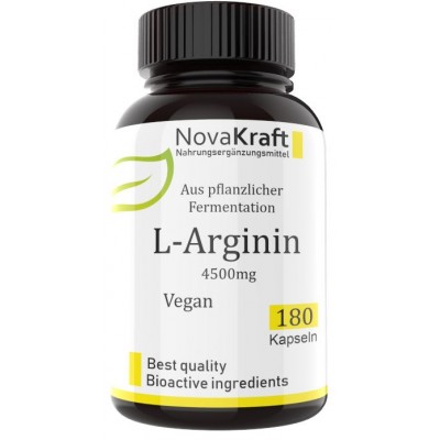 L-аргинин 100% растительный! L-Arginin HCL, 180 капсул! Запас на 2-3 МЕСЯЦА, важен для укрепления и роста мышц, стимулирует гормон роста, укрепляет сердце и сосуды, ИЗ ГЕРМАНИИ