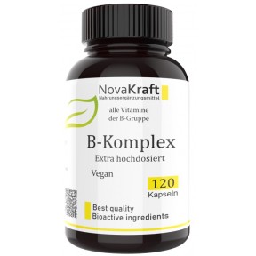 B – комплекс, витамины, запас на 4-5 МЕСЯЦЕВ, 120 капсул, веганский, укрепляет нервы, мозг, улучшает сон, восстанавливает клетки печени, поддерживает сердце, 100% чистота, Из Германии