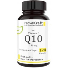 Коэнзим Q10 + витамин Е, ЭКСТРА высокая доза! 250 мг чистого коэнзима на капсулу, для укрепления сердца, печени, почек, омолаживает, укрепляет сосуды, восстанавливает клетки мозга, ИЗ ГЕРМАНИИ