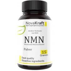 NMN - НМН, Никотинамид мононуклеотид, стабилизирован, 15 граммов чистого порошка, против старения, сертифицирован, прямой предшественник NAD, >99% чистота, ИЗ ГЕРМАНИИ