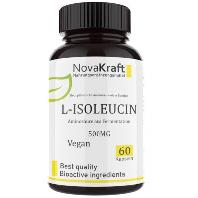 L-изолейцин, 500 мг, запас на 2-3 МЕСЯЦА, растительный, аминокислота, помогает вырабатывать белок, снижает уровень глюкозы, дает сил, увеличивает концентрацию, ИЗ ГЕРМАНИИ