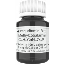 Витамин B12  - метилкобаламин ДЛЯ ИНЪЕКЦИЙ 40Mg