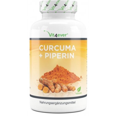 Куркума + пиперин-3000 мг в день-360 капсул из Германии