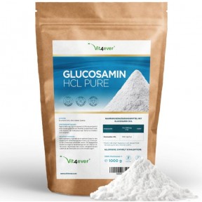 Глюкозамин HCL Pure, 1000 г чистого порошка без добавок из Германии