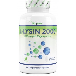  L-лизин 2000-1000 мг-160 таблеток на 80 дней из Германии