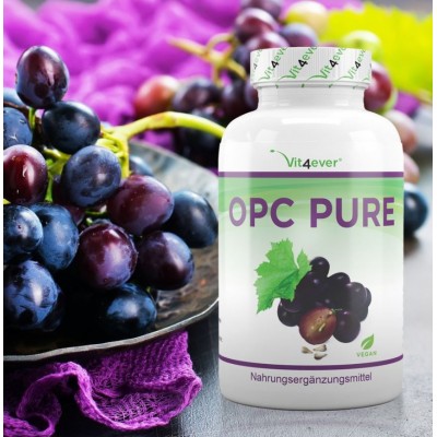 Ресвератрол - OPC Pure-350 мг экстракт виноградных косточек-300 капсул из Германии