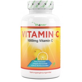 Витамин С 365 - ОЧЕНЬ большое количество в банке - 365 таблеток! Содержит 1000 мг витамина С - ХВАТАЕТ НА 1 ГОД ПРИЁМА! Продукт из ГЕРМАНИИ 